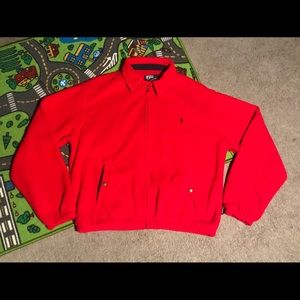 Vtg polo Ralph Lauren polartec fleece zip up large